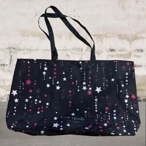 Kate Spade Black and Pink Starry Tote